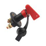 Rotary Battery Isolator Disconnect Switch RV Auto Power Cutoff Master Switch with 2 Holes