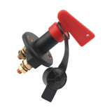 Rotary Battery Isolator Disconnect Switch RV Auto Power Cutoff Master Switch with 2 Holes