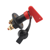 Rotary Battery Isolator Disconnect Switch RV Auto Power Cutoff Master Switch with 2 Holes