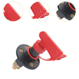 Rotary Battery Isolator Disconnect Switch RV Auto Power Cutoff Master Switch with 4 Holes