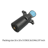 7 Way Trailer RV Plug Circuit Tester Multifunctional Lightweight 1.6x5.1inch