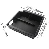 Armrest Storage Box Tray 7.2x8.2x2inch for Tesla Model Y 3 Space Saving