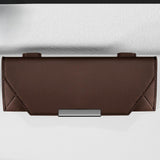 Sunglasses Holder for Car Sun Visor for Car, SUV, Truck Car Interior Generic Brown