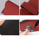 Sunglasses Holder for Car Sun Visor for Car, SUV, Truck Car Interior Generic Red