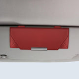 Sunglasses Holder for Car Sun Visor for Car, SUV, Truck Car Interior Generic Red