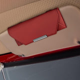 Sunglasses Holder for Car Sun Visor for Car, SUV, Truck Car Interior Generic Red