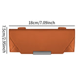 Sunglasses Holder for Car Sun Visor for Car, SUV, Truck Car Interior Generic Orange