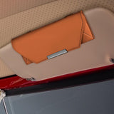 Sunglasses Holder for Car Sun Visor for Car, SUV, Truck Car Interior Generic Orange