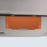Sunglasses Holder for Car Sun Visor for Car, SUV, Truck Car Interior Generic Orange