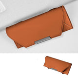Sunglasses Holder for Car Sun Visor for Car, SUV, Truck Car Interior Generic Orange