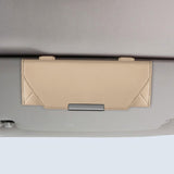 Sunglasses Holder for Car Sun Visor for Car, SUV, Truck Car Interior Generic Beige