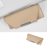 Sunglasses Holder for Car Sun Visor for Car, SUV, Truck Car Interior Generic Beige