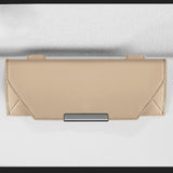 Sunglasses Holder for Car Sun Visor for Car, SUV, Truck Car Interior Generic Beige