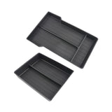 2 Pieces Center Console Armrest Storage Box for Tesla Model 3 2024
