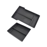 2 Pieces Center Console Armrest Storage Box for Tesla Model 3 2024