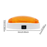 LED Yacht Light Practical 12V Replacement Light for Rvs for RV Van Boat Yellow Light