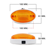 LED Yacht Light Practical 12V Replacement Light for Rvs for RV Van Boat Yellow Light