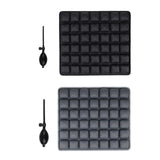 Inflatable Seat Cushion Soft Cushion Pad for Home Living Car Wheelchair Black