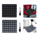 Inflatable Seat Cushion Soft Cushion Pad for Home Living Car Wheelchair Black
