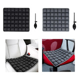 Inflatable Seat Cushion Soft Cushion Pad for Home Living Car Wheelchair Black