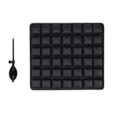 Inflatable Seat Cushion Soft Cushion Pad for Home Living Car Wheelchair Black