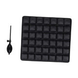 Inflatable Seat Cushion Soft Cushion Pad for Home Living Car Wheelchair Black