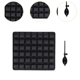 Inflatable Seat Cushion Soft Cushion Pad for Home Living Car Wheelchair Black