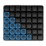 Inflatable Seat Cushion Soft Cushion Pad for Home Living Car Wheelchair Black