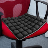 Inflatable Seat Cushion Soft Cushion Pad for Home Living Car Wheelchair Black