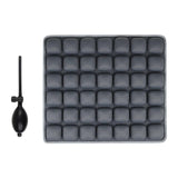 Inflatable Seat Cushion Soft Cushion Pad for Home Living Car Wheelchair Gray