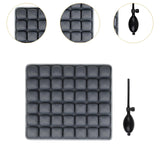 Inflatable Seat Cushion Soft Cushion Pad for Home Living Car Wheelchair Gray