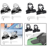 2x Generic LED Light Bar Mounting Brackets Work Pod Light Mount Clamps Silver
