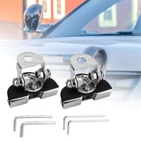 2x Generic LED Light Bar Mounting Brackets Work Pod Light Mount Clamps Silver