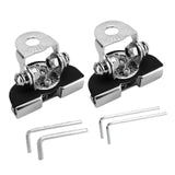 2x Generic LED Light Bar Mounting Brackets Work Pod Light Mount Clamps Silver