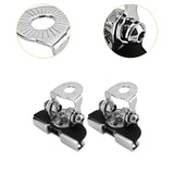 2x Generic LED Light Bar Mounting Brackets Work Pod Light Mount Clamps Silver