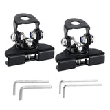 2x Generic LED Light Bar Mounting Brackets Work Pod Light Mount Clamps Black