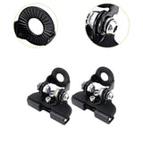 2x Generic LED Light Bar Mounting Brackets Work Pod Light Mount Clamps Black