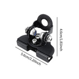 2x Generic LED Light Bar Mounting Brackets Work Pod Light Mount Clamps Black