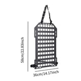 Auto Seat Back Hanging Panel Organizer Multifunctional Lightweight Accessory