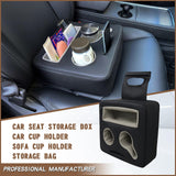 Drink Cup Holder Universal Back Seat Storage Box for Truck Rvs Minivans
