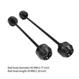 Rear Front Axle Fork Sliders Practical Parts for Yamaha MT-09 2021-2023 Black