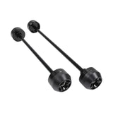 Rear Front Axle Fork Sliders Practical Parts for Yamaha MT-09 2021-2023 Black