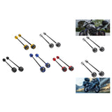 Rear Front Axle Fork Sliders Practical Parts for Yamaha MT-09 2021-2023 Black