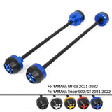 Rear Front Axle Fork Sliders Practical Parts for Yamaha MT-09 2021-2023 Black