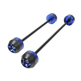 Rear Front Axle Fork Sliders Practical Parts for Yamaha MT-09 2021-2023 Blue