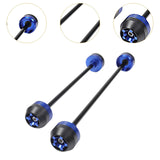 Rear Front Axle Fork Sliders Practical Parts for Yamaha MT-09 2021-2023 Blue