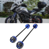 Rear Front Axle Fork Sliders Practical Parts for Yamaha MT-09 2021-2023 Blue