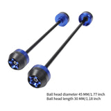 Rear Front Axle Fork Sliders Practical Parts for Yamaha MT-09 2021-2023 Blue