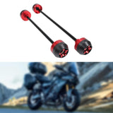Rear Front Axle Fork Sliders Practical Parts for Yamaha MT-09 2021-2023 Red