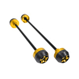 Rear Front Axle Fork Sliders Practical Parts for Yamaha MT-09 2021-2023 Gold